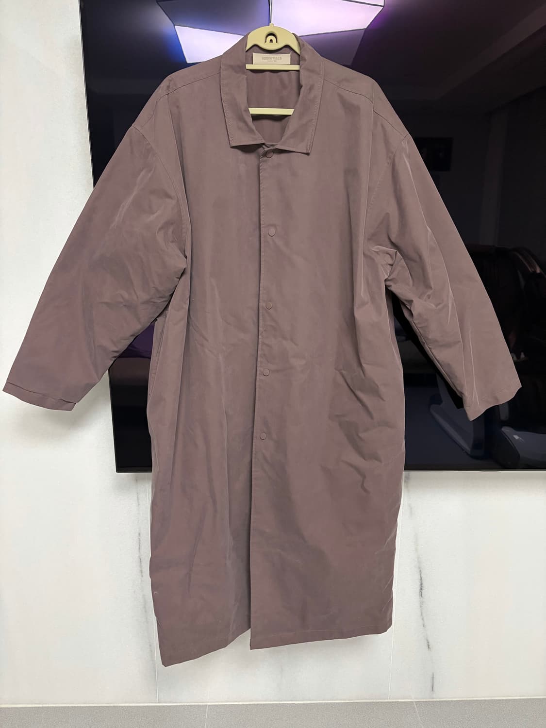 피어오브갓 에센셜 가을코트(자두색) 상품이미지1