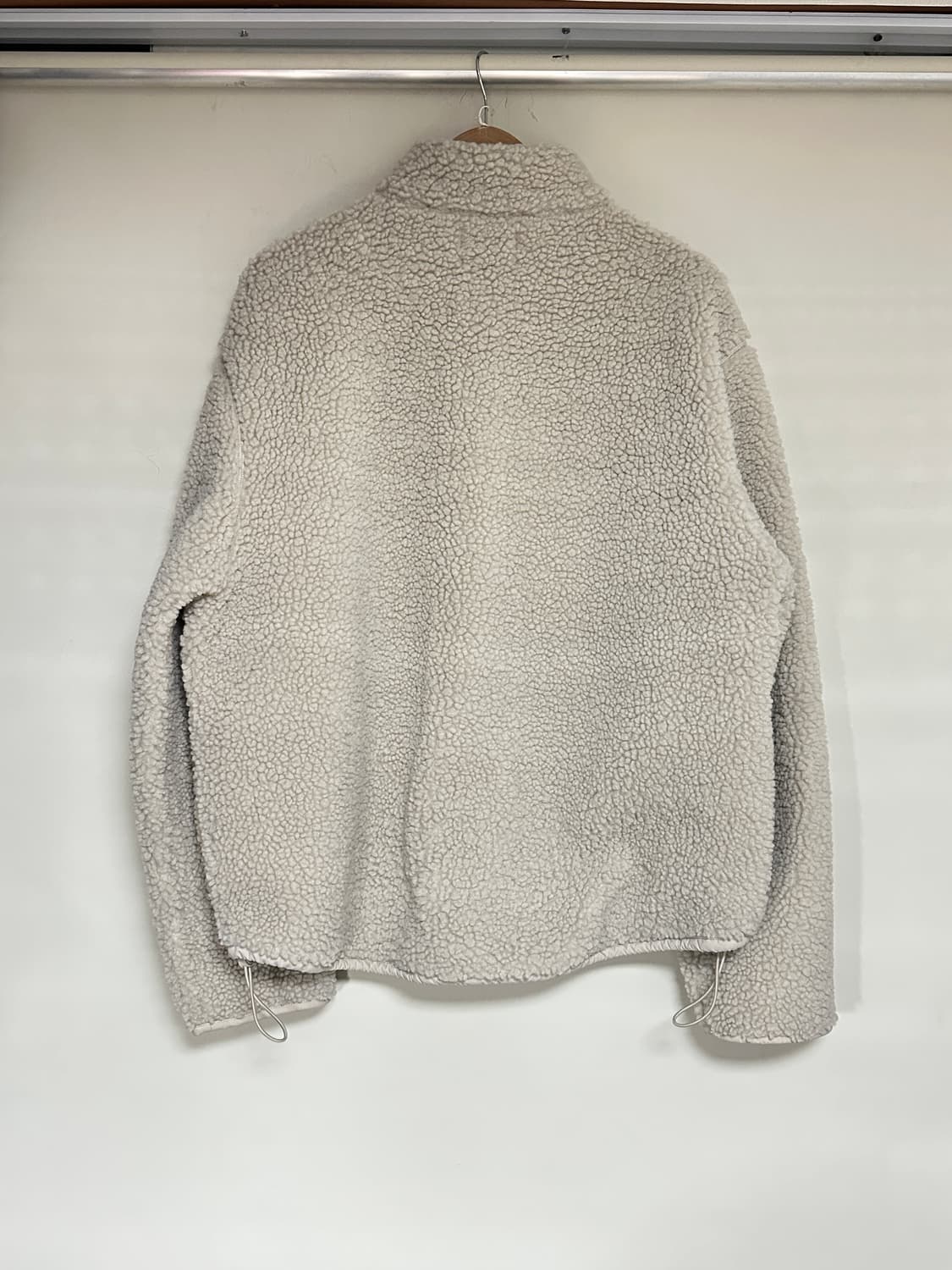 (L) 코스 패치 포켓 테디 플리스 자켓 아이보리 상품이미지6