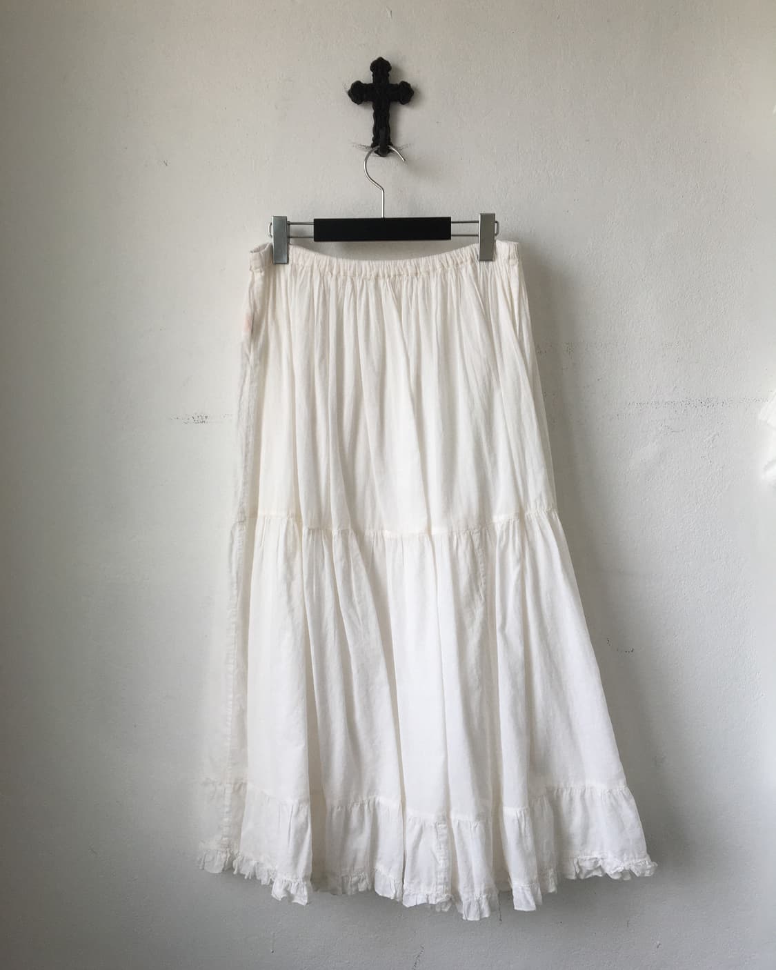 Layer white skirt 상품이미지2
