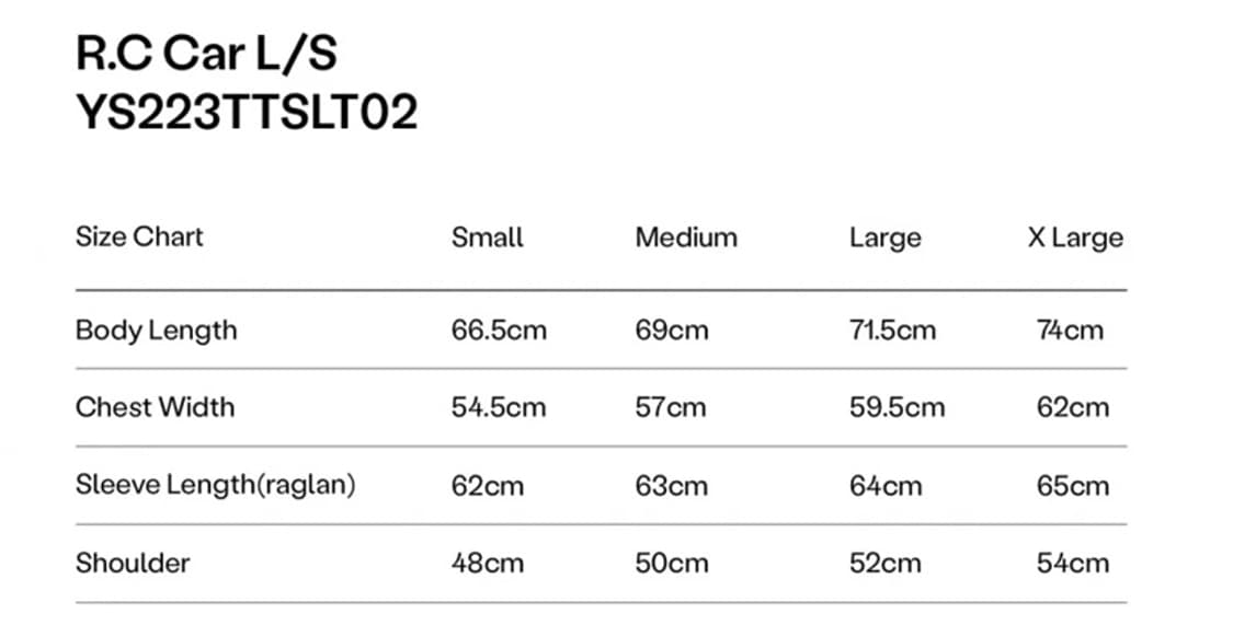 뉴진스 민지/하니 착용 예스아이씨 r.c car 롱슬리브 m 상품이미지4