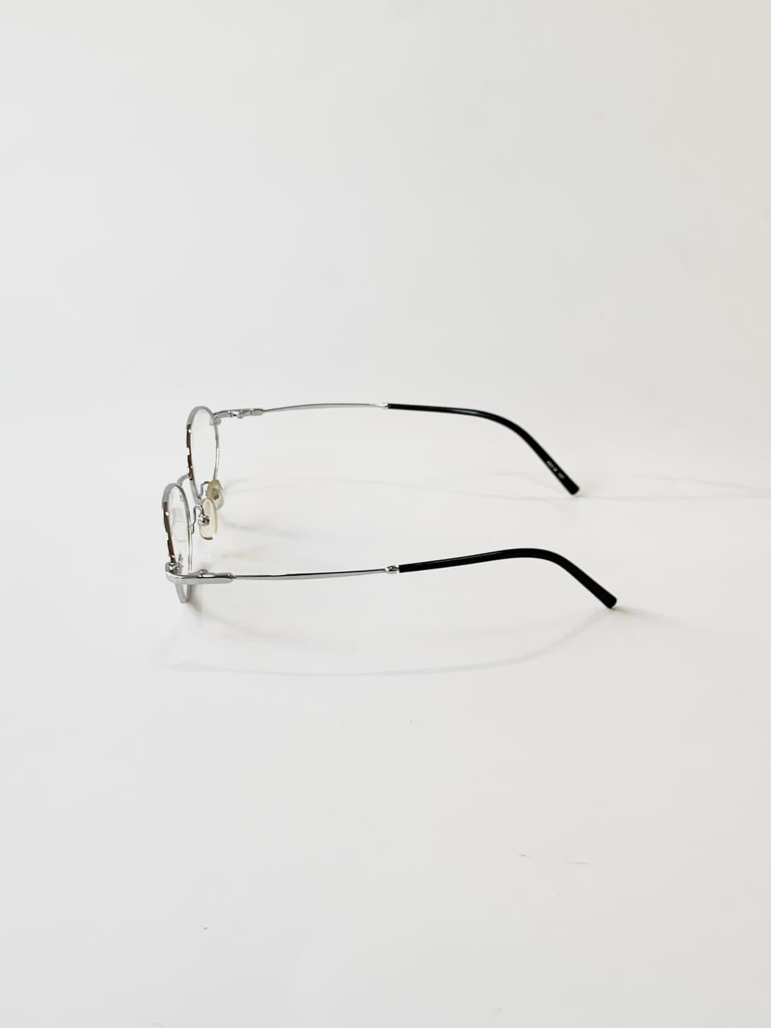 [픽키-660] 실버 오벌 메탈 안경 클래식 얇은 메탈 프레임 상품이미지4