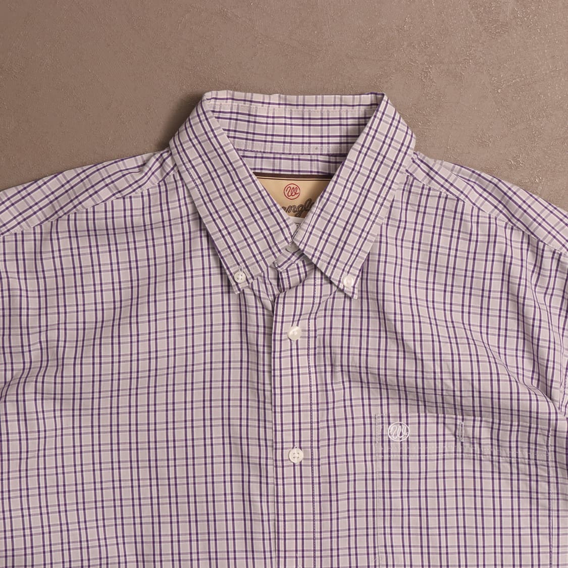 랭글러 헤비코튼 체크셔츠 A1658 상품이미지2