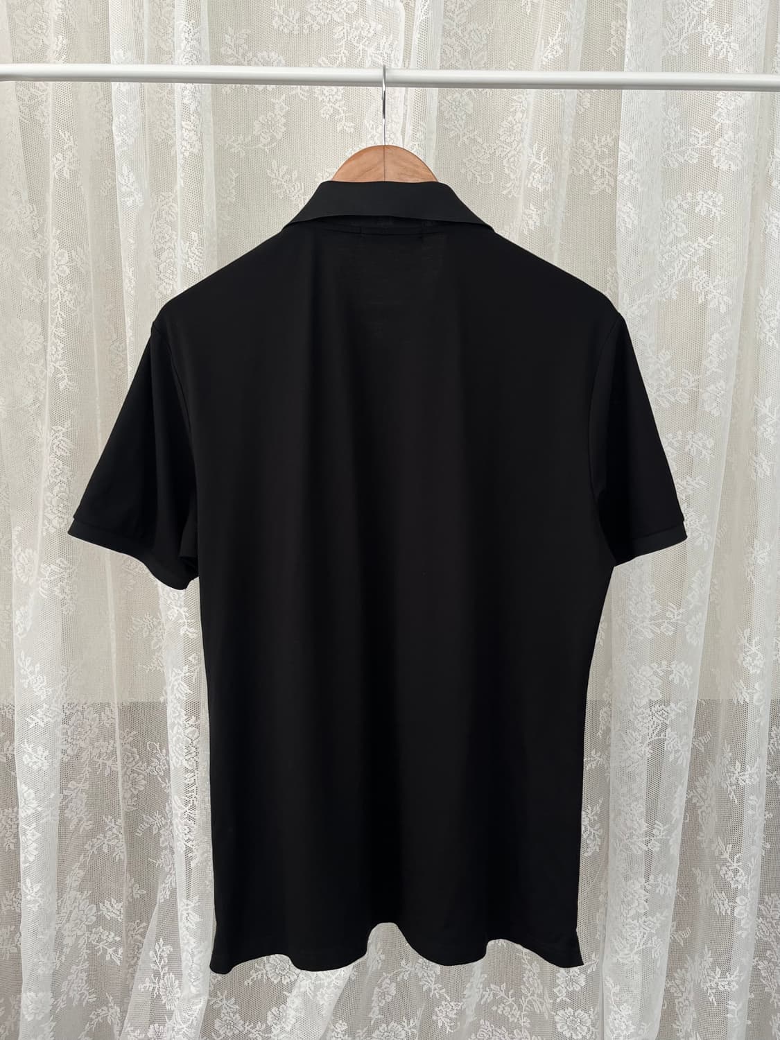 2XL) 마크앤로나 반팔 카라 티셔츠 블랙 상품이미지2