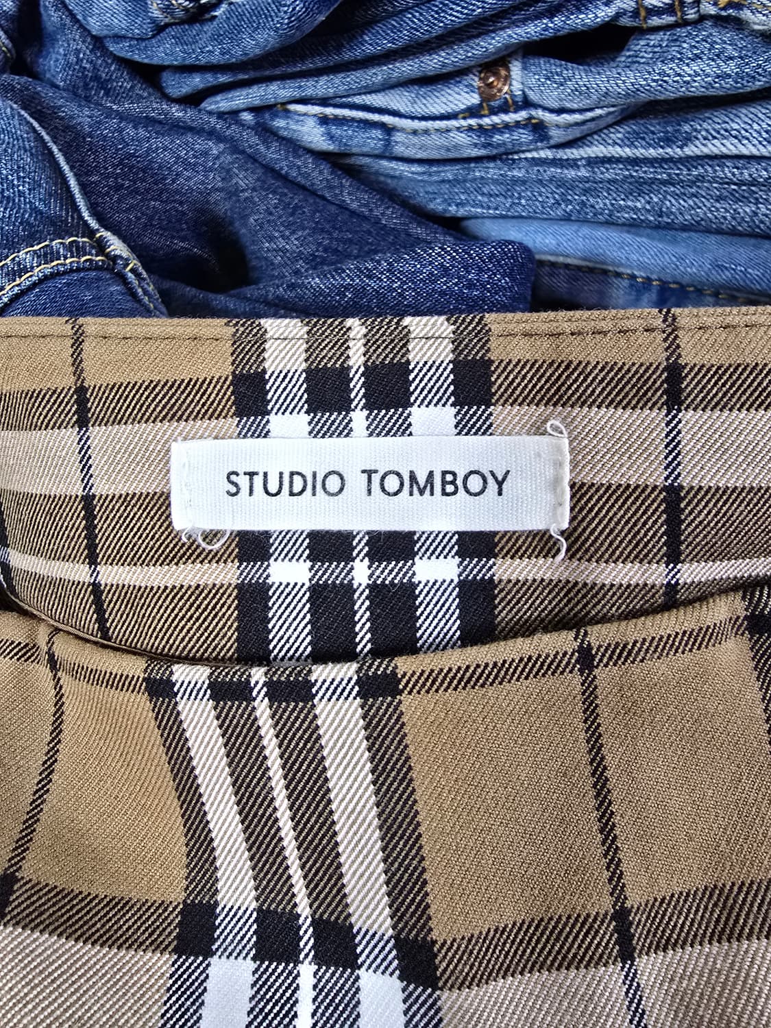 스튜디오톰보이 체크 미니스커트 (1419) 상품이미지3