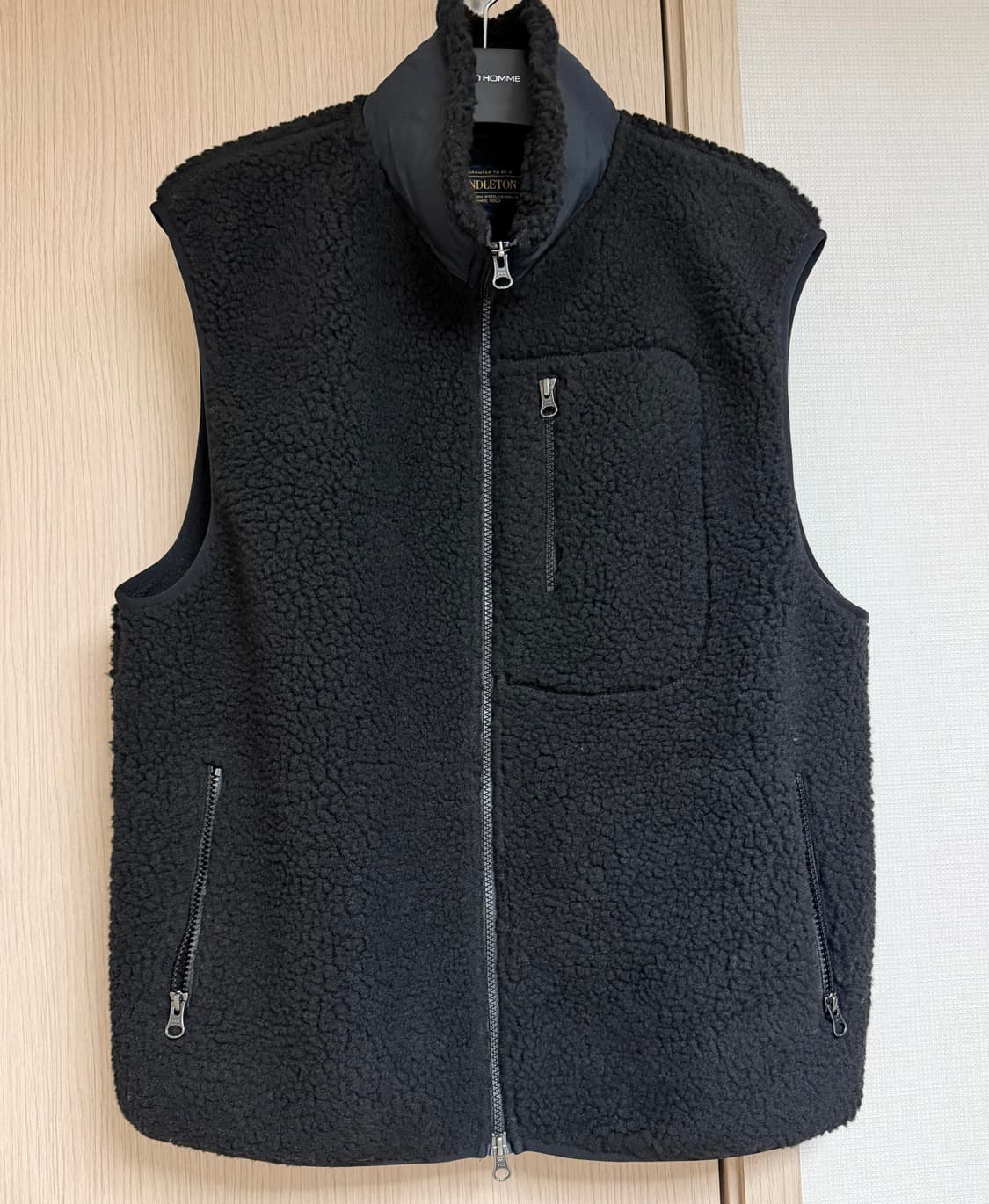 펜들턴 / PWM 스탠드 플리스 배스트 나바호 블랙 / L 상품이미지4