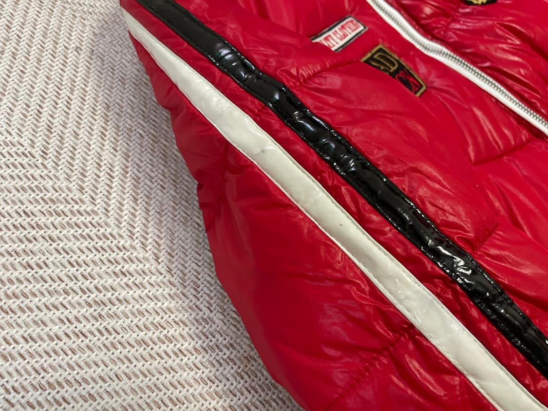 디리시 크레스트 자수 퍼 후드 패딩 y2k goa lgb J03503 상품이미지6