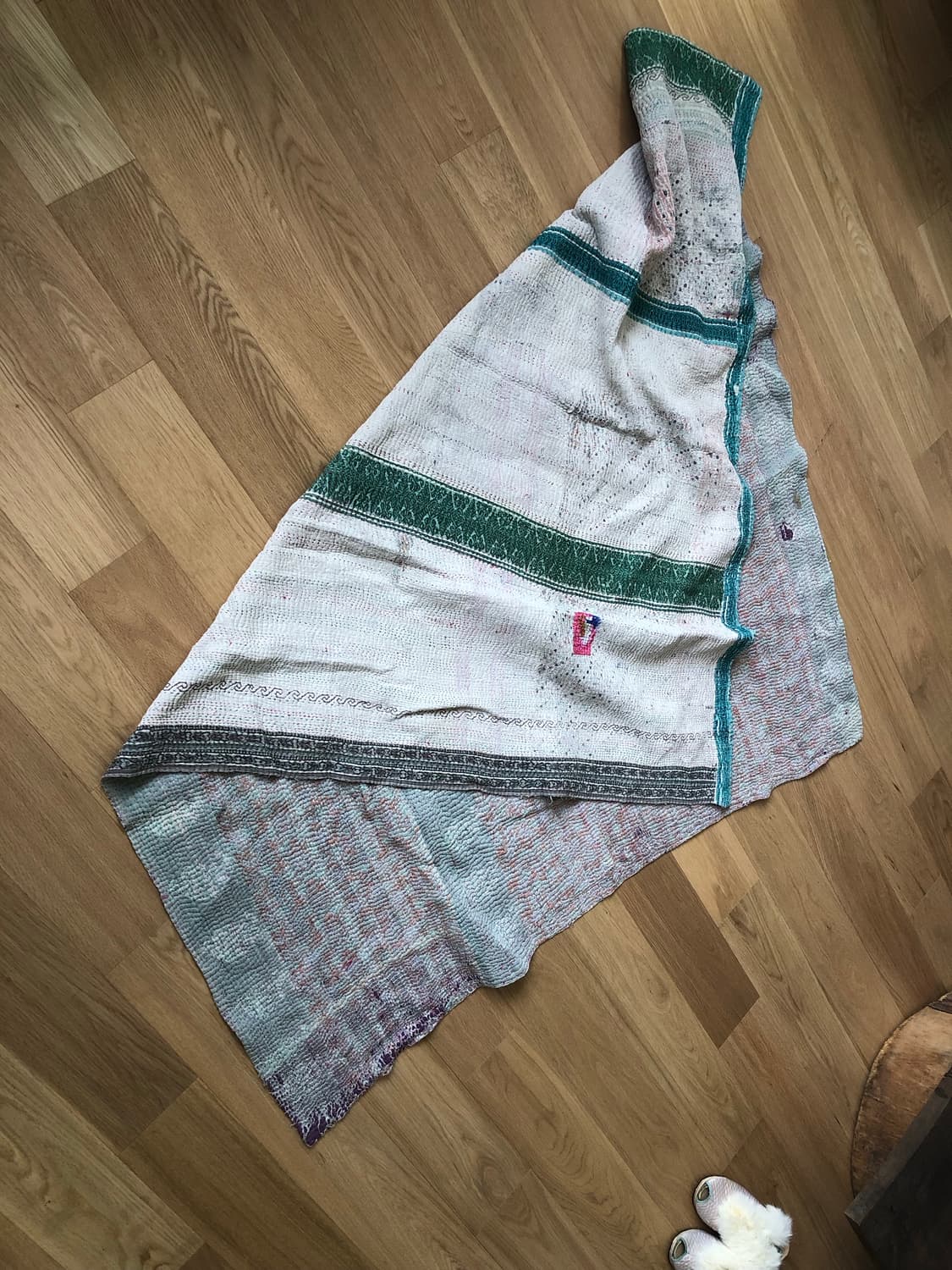 [직수입] 빈티지 인도 패브릭 커버렛 러그 이불 블랭킷 상품이미지6