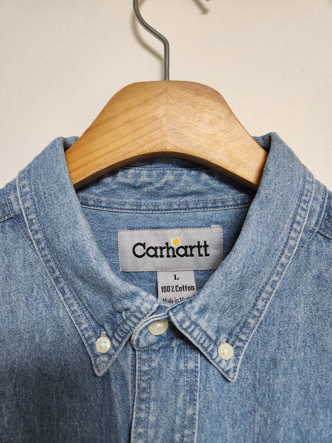 칼하트Carhartt 데님 셔츠 L - S194 상품이미지5