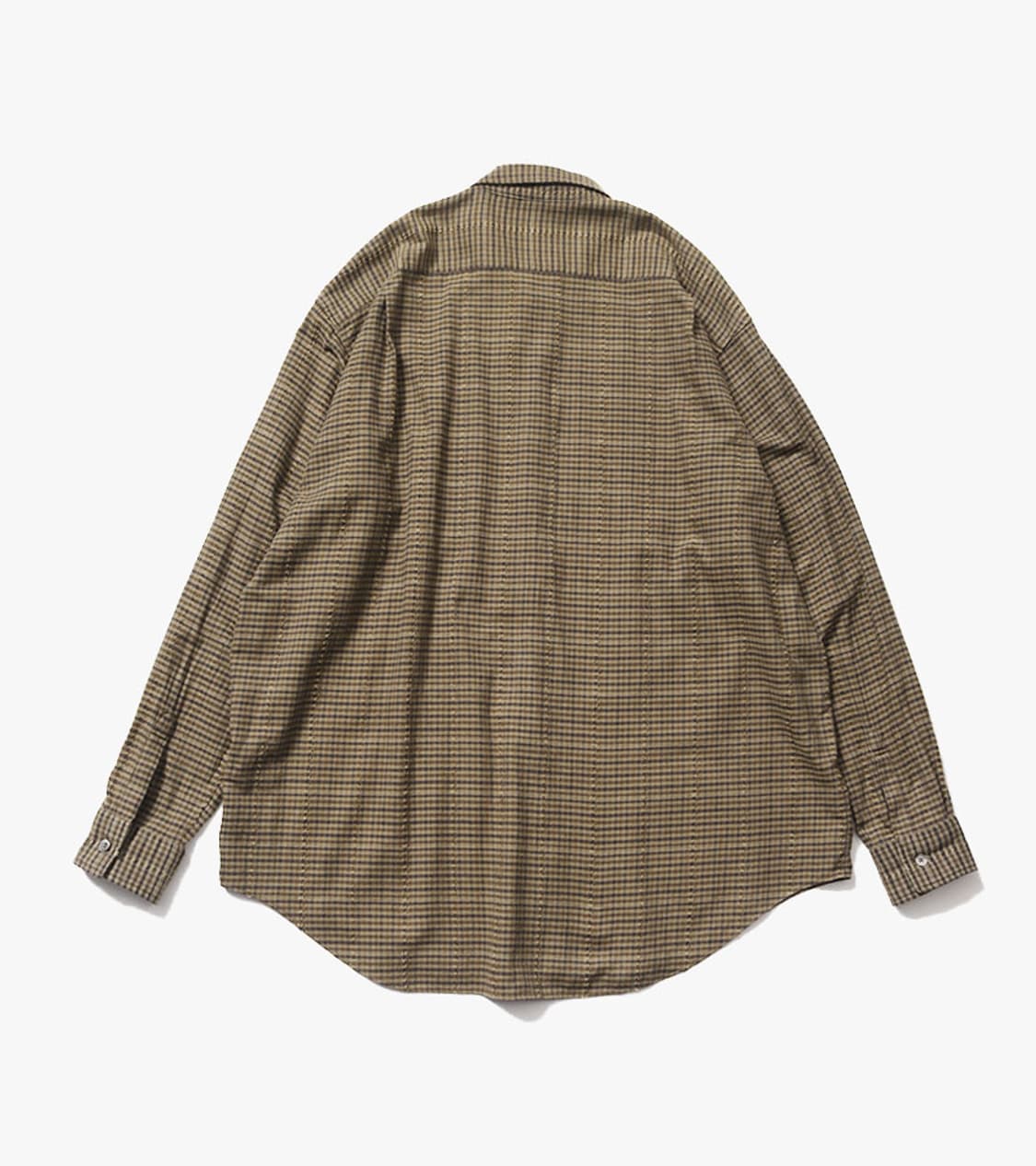 BEAMS - EASY FIT DOBBY CHECK SHIRT 상품이미지9