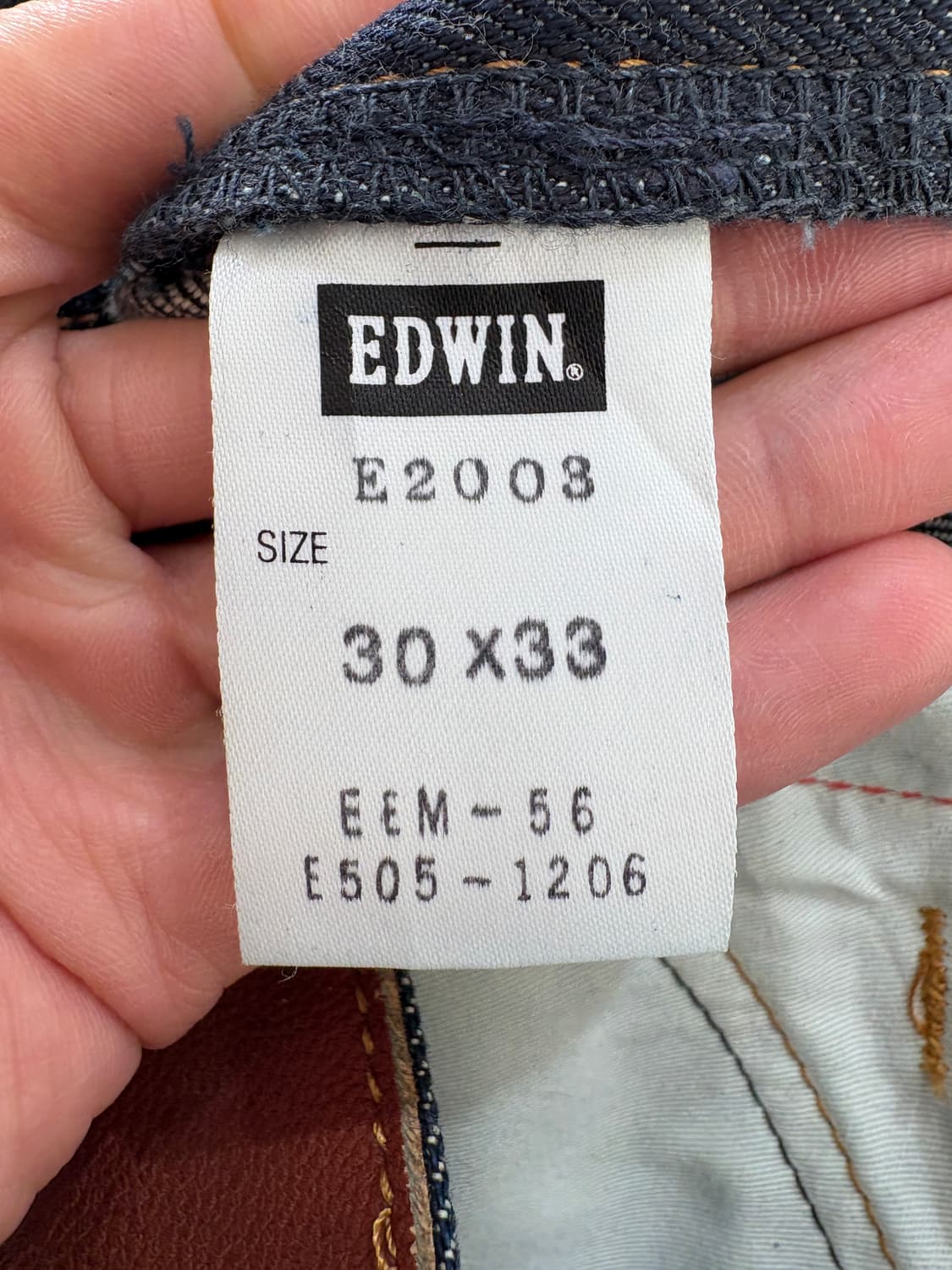 EDWIN E FUNCTION (Made in Japan) 데님팬츠 상품이미지7