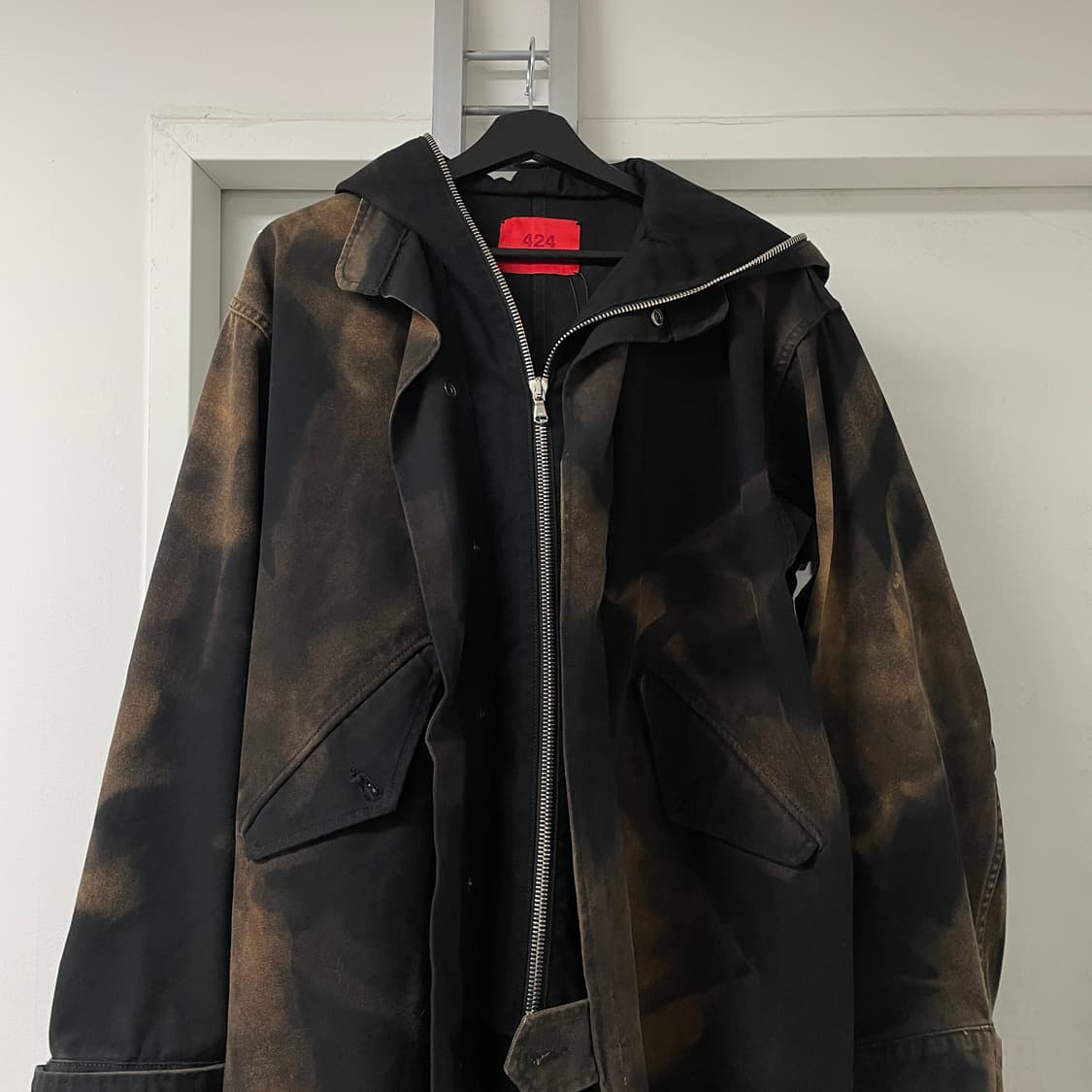 424 X ARMES 타이다이 피쉬테일 야상 M 상품이미지2