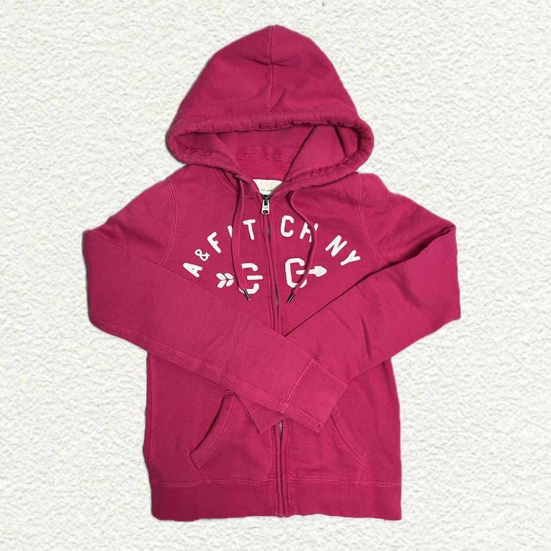 아베크롬비 앤 피치 핫핑크 후드집업 XS 상품이미지1