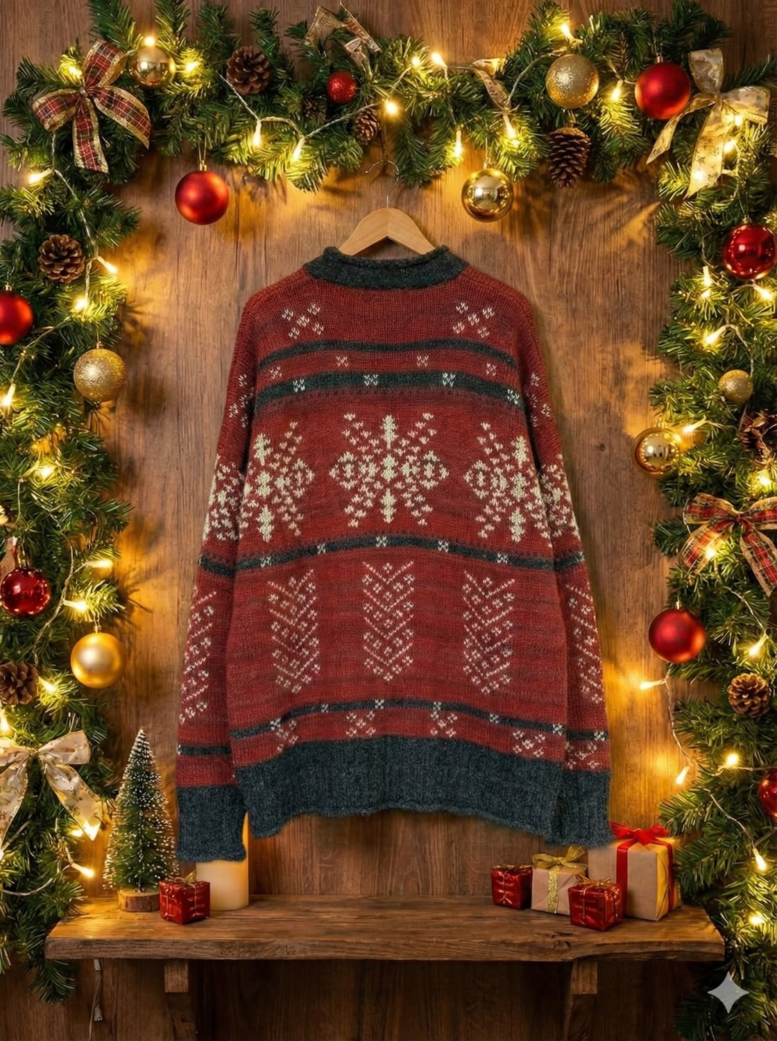 루돌프 크리스마스스웨터 상품이미지2
