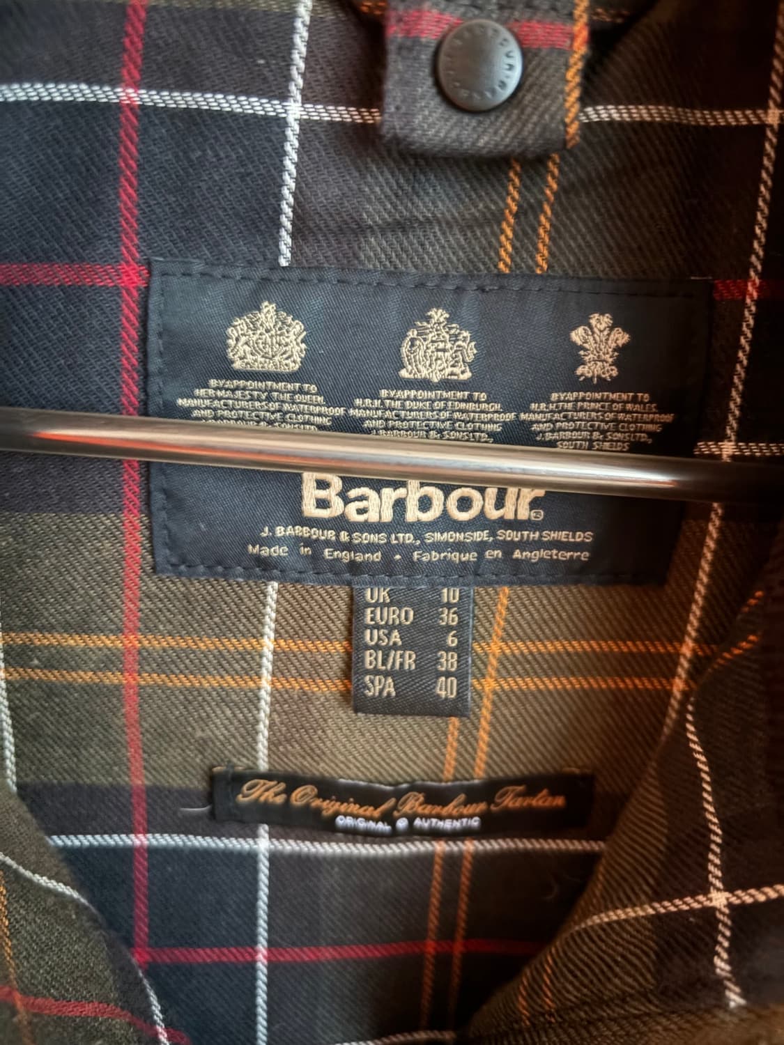 Barbour 바버 비드넬 자켓, 올리브, uk10(55-66) 상품이미지4