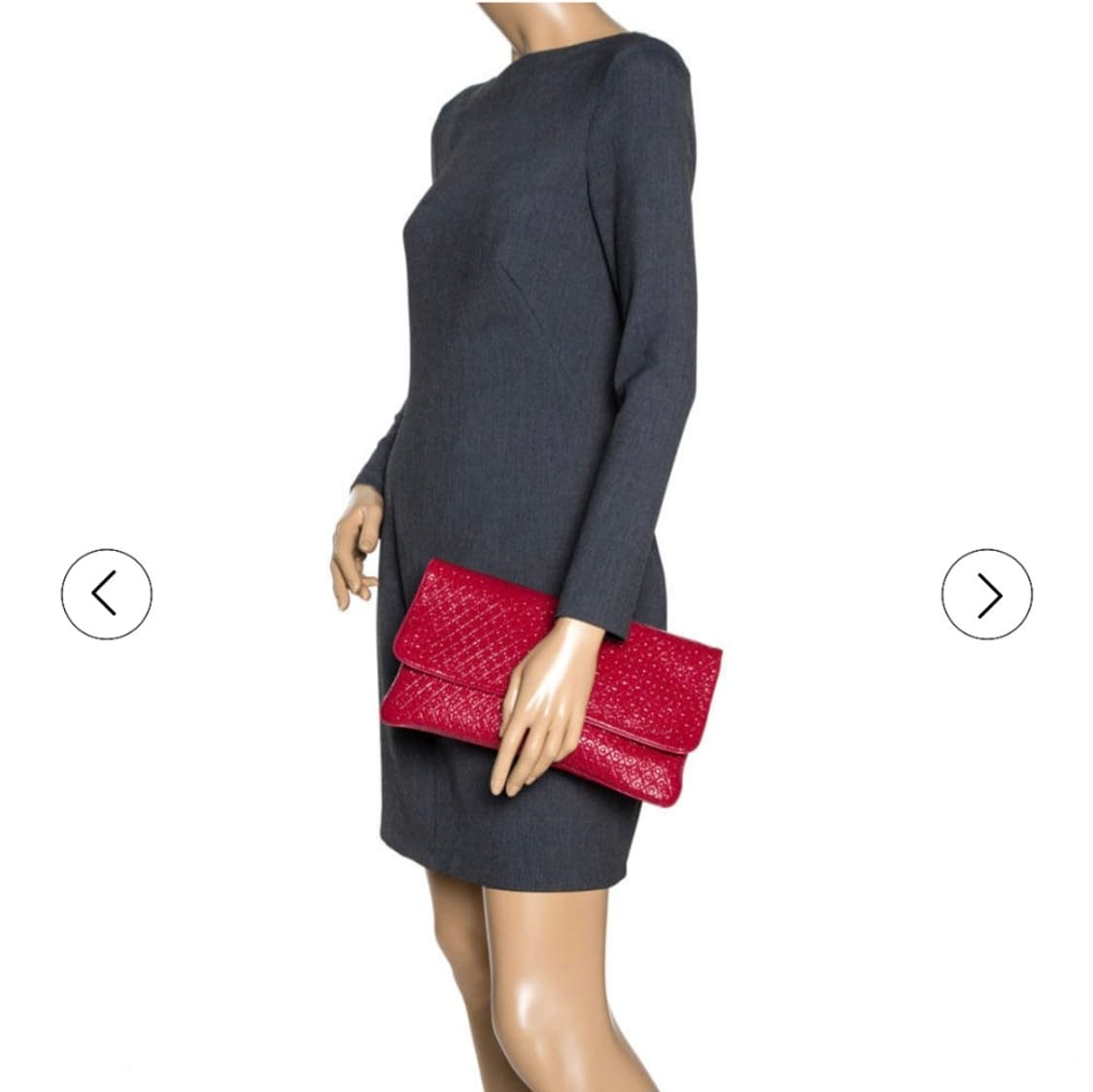 [정품] 토즈 페이던트 버건디 클러치 상품이미지2