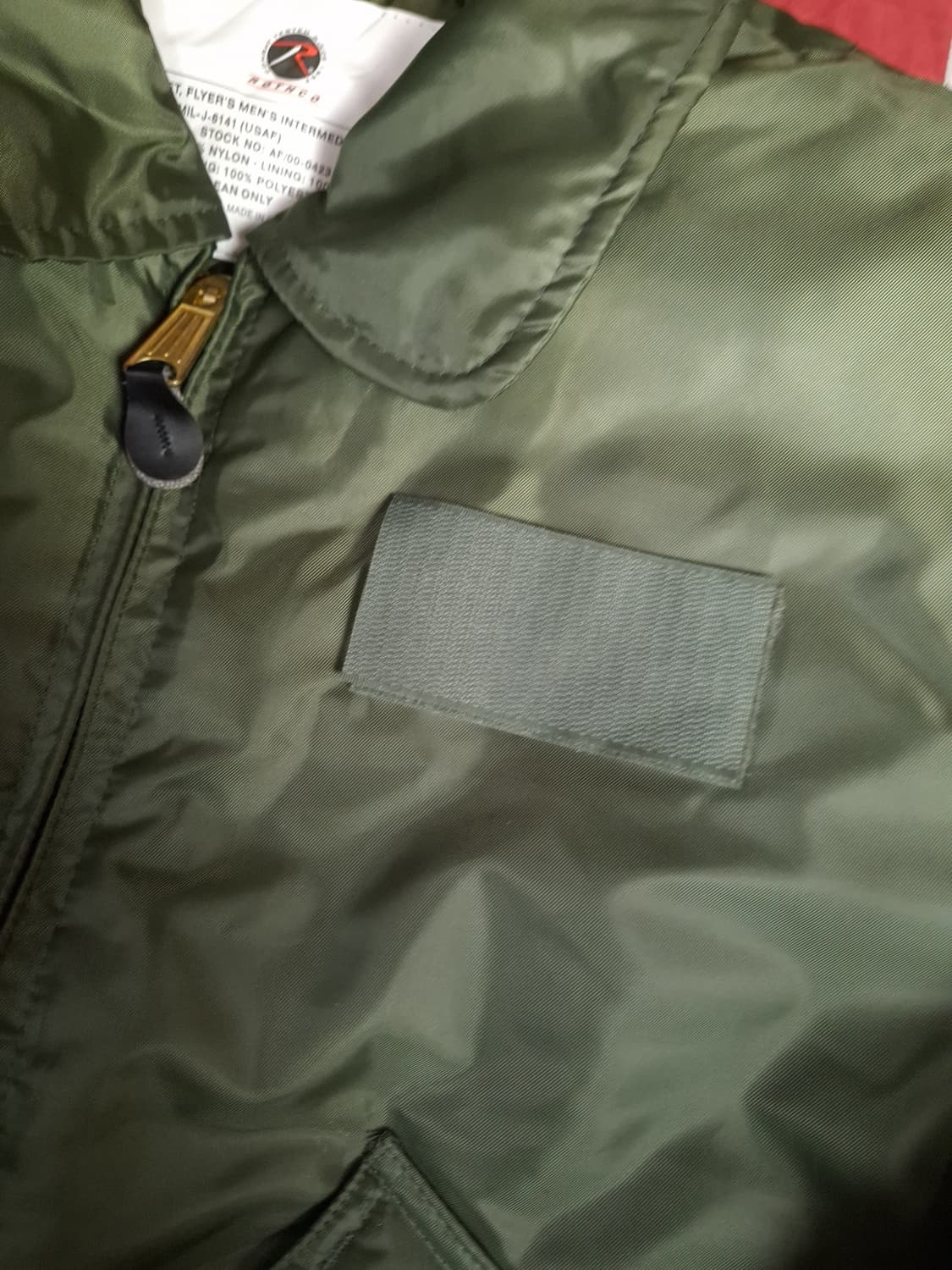 새제품 오리지날 로스코 미공군 민수용CWU-45/P 항공자켓 상품이미지6