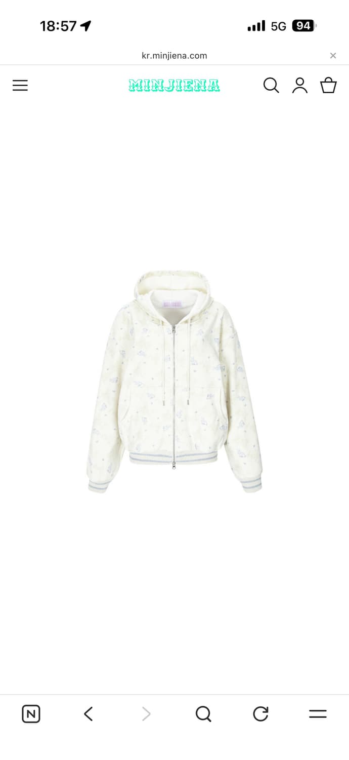 민지에나 후드집업 상품이미지2