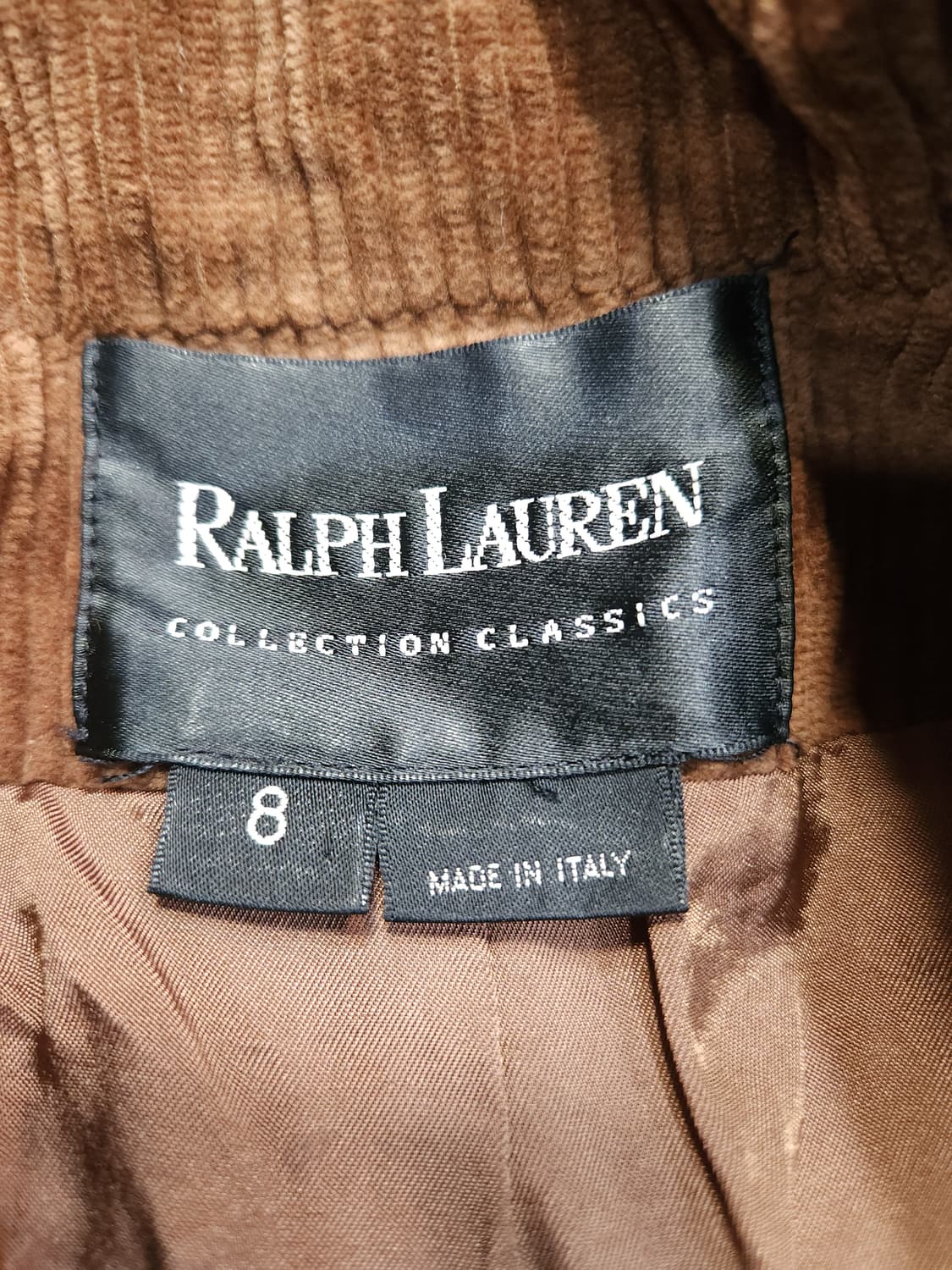 랄프로렌 90s 컬렉션 클래식 코듀로이 블레이저
​
 상품이미지4