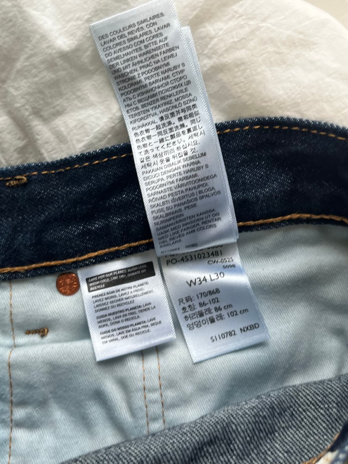 [새상품]리바이스 555 청바지 W34 L30 상품이미지8