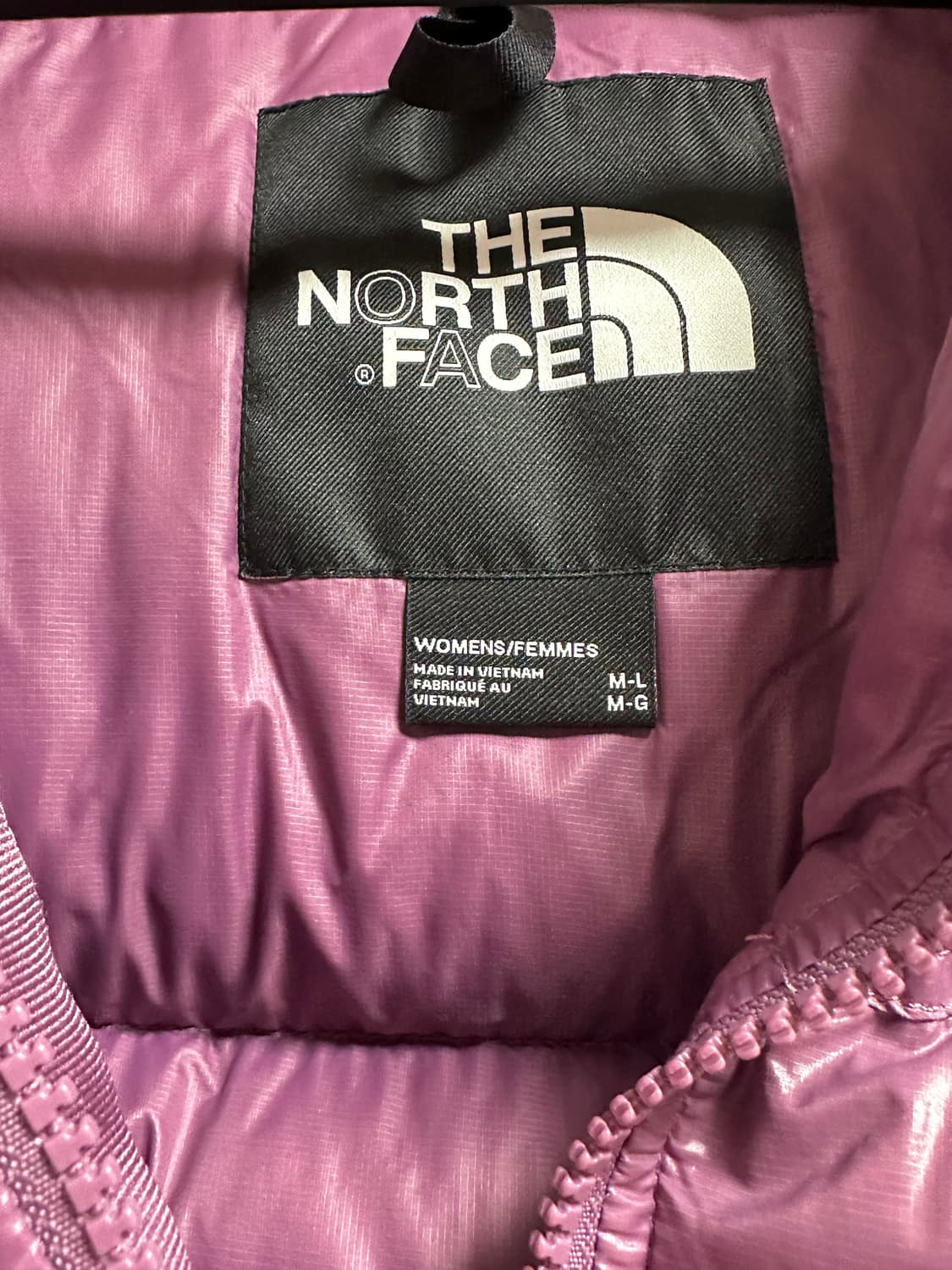 노스페이스 해외판 눕시 크롭 파이크 퍼플 M 상품이미지3