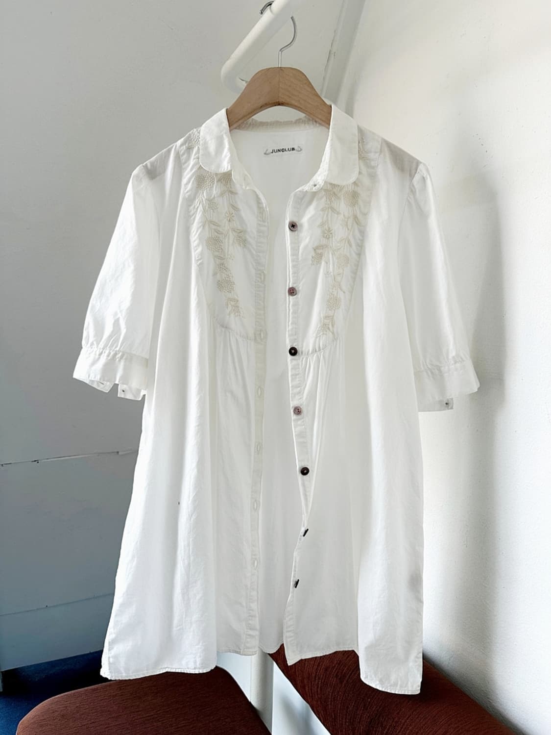 Light cotton shirred stitch design loose 상품이미지2