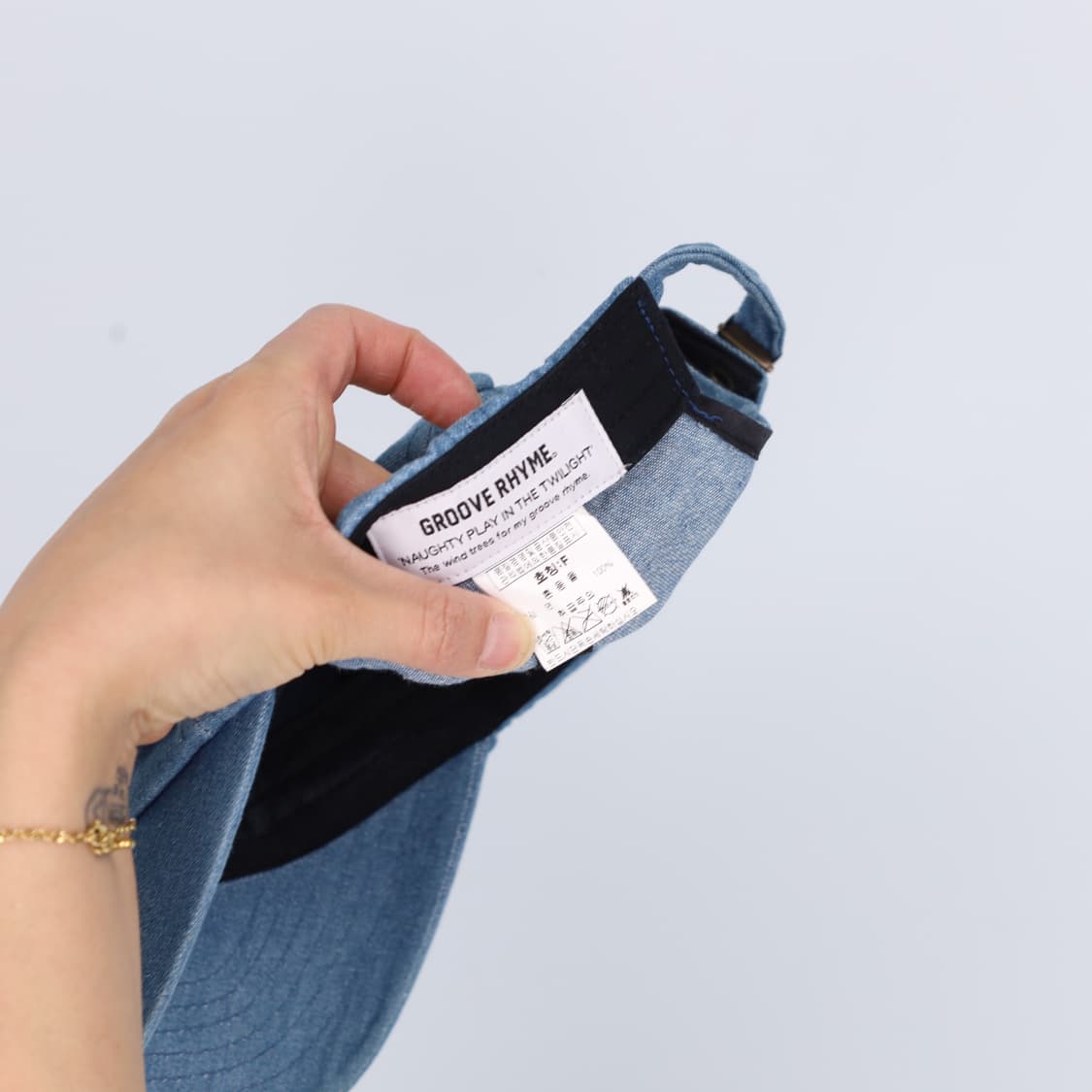 F 그루브라임 데님 볼캡 0401H1 상품이미지3