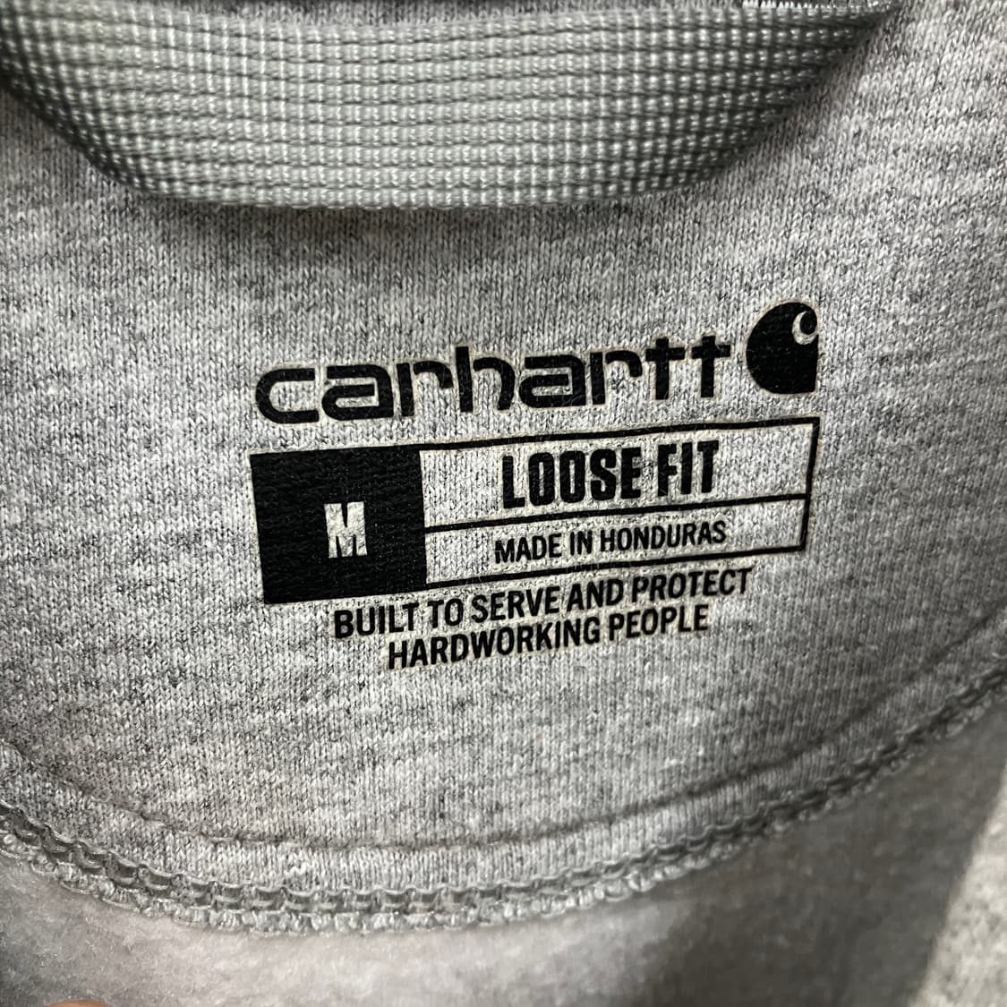 칼하트 그레이 루즈핏 후드티 M 상품이미지3
