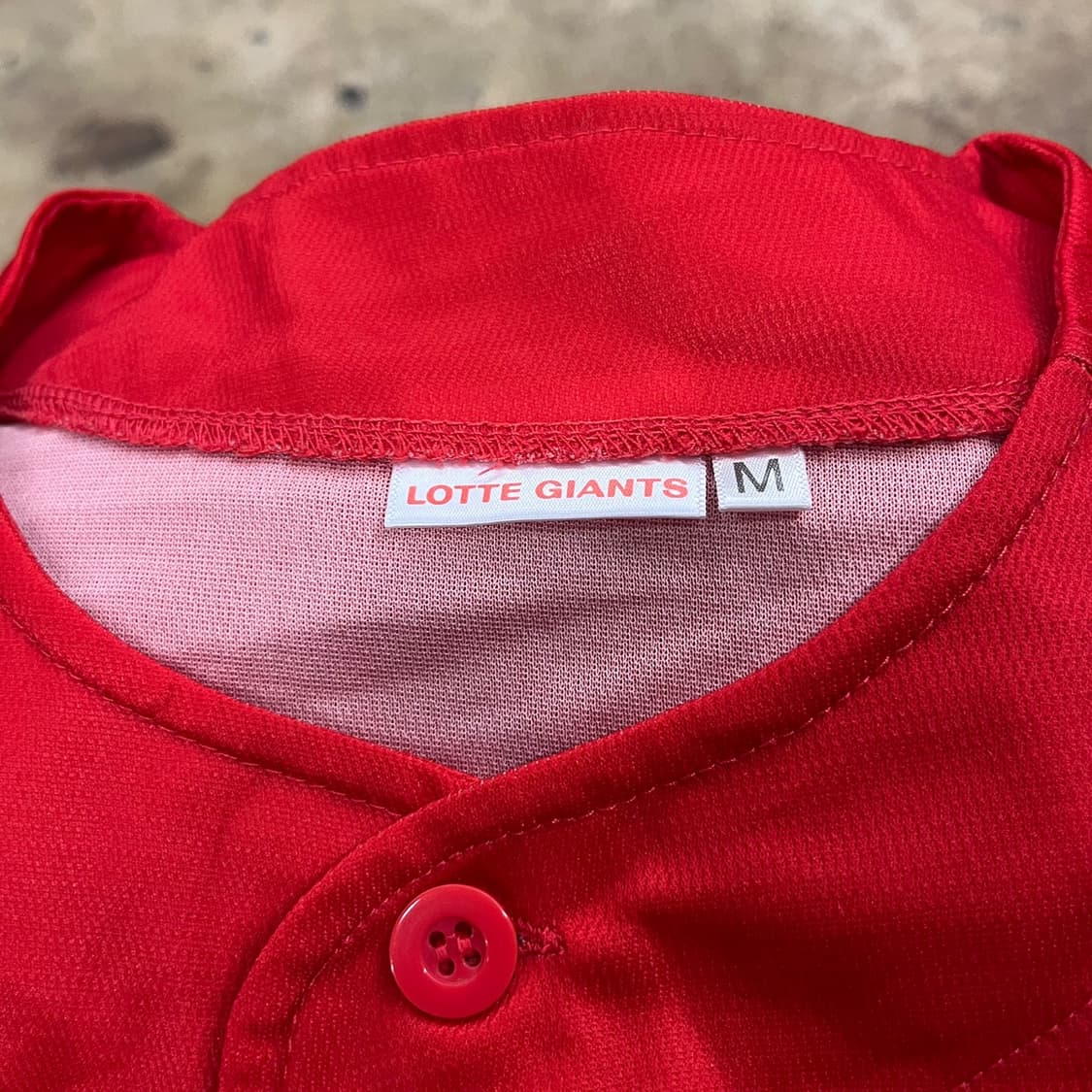 [정품/M] 롯데자이언츠 동백 유니폼 b16 상품이미지4