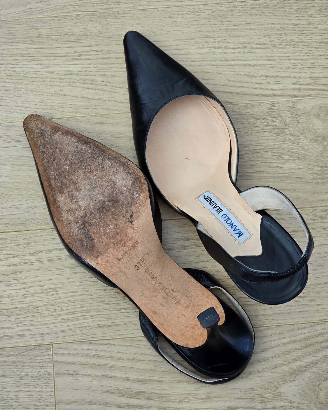 마놀로 블라닉 슬링백 펌프스 37.5 상품이미지5