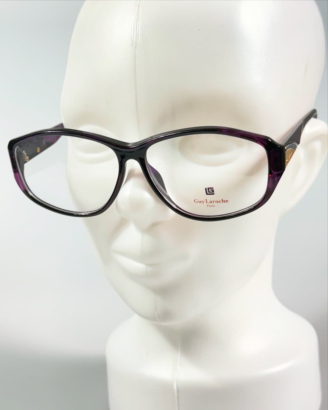 90s Guy Laroche Paris 뿔테 스퀘어 빈티지 데드스탁 안경 상품이미지9
