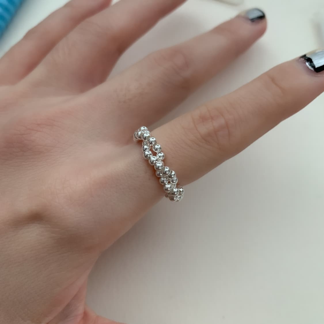 925은볼꼬임반지 상품이미지4