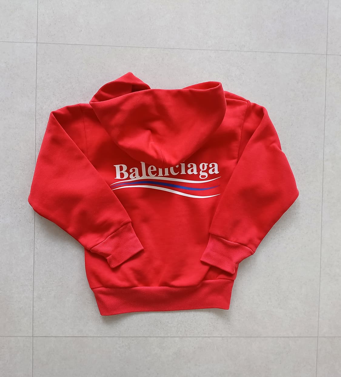 발렌시아가 키즈 웨이브 로고 후드 상품이미지2