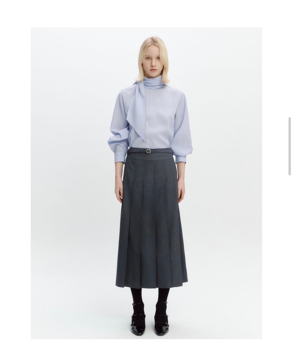 그레이데시온 타이 블라우스 (하객룩) 상품이미지3