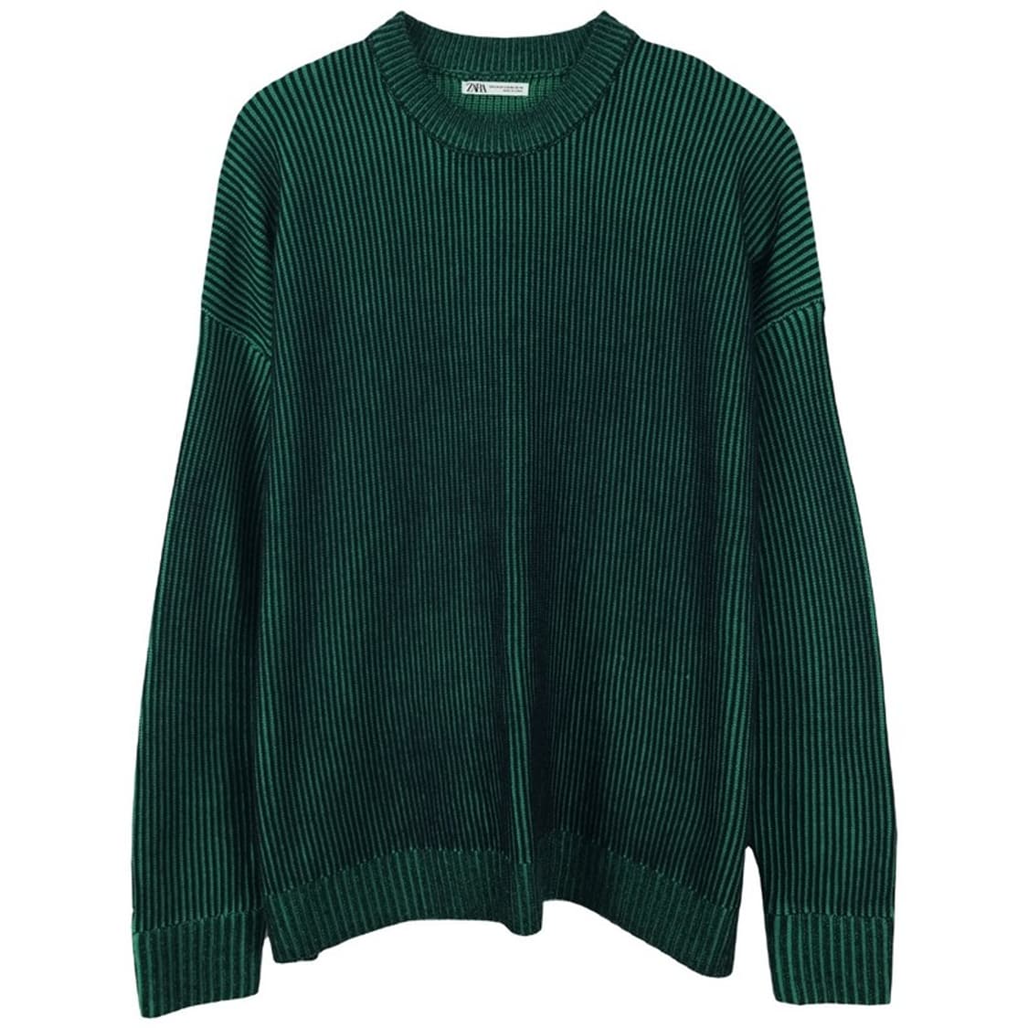 [자라] 워시드 오버핏 크루넥 니트 M18637 상품이미지2