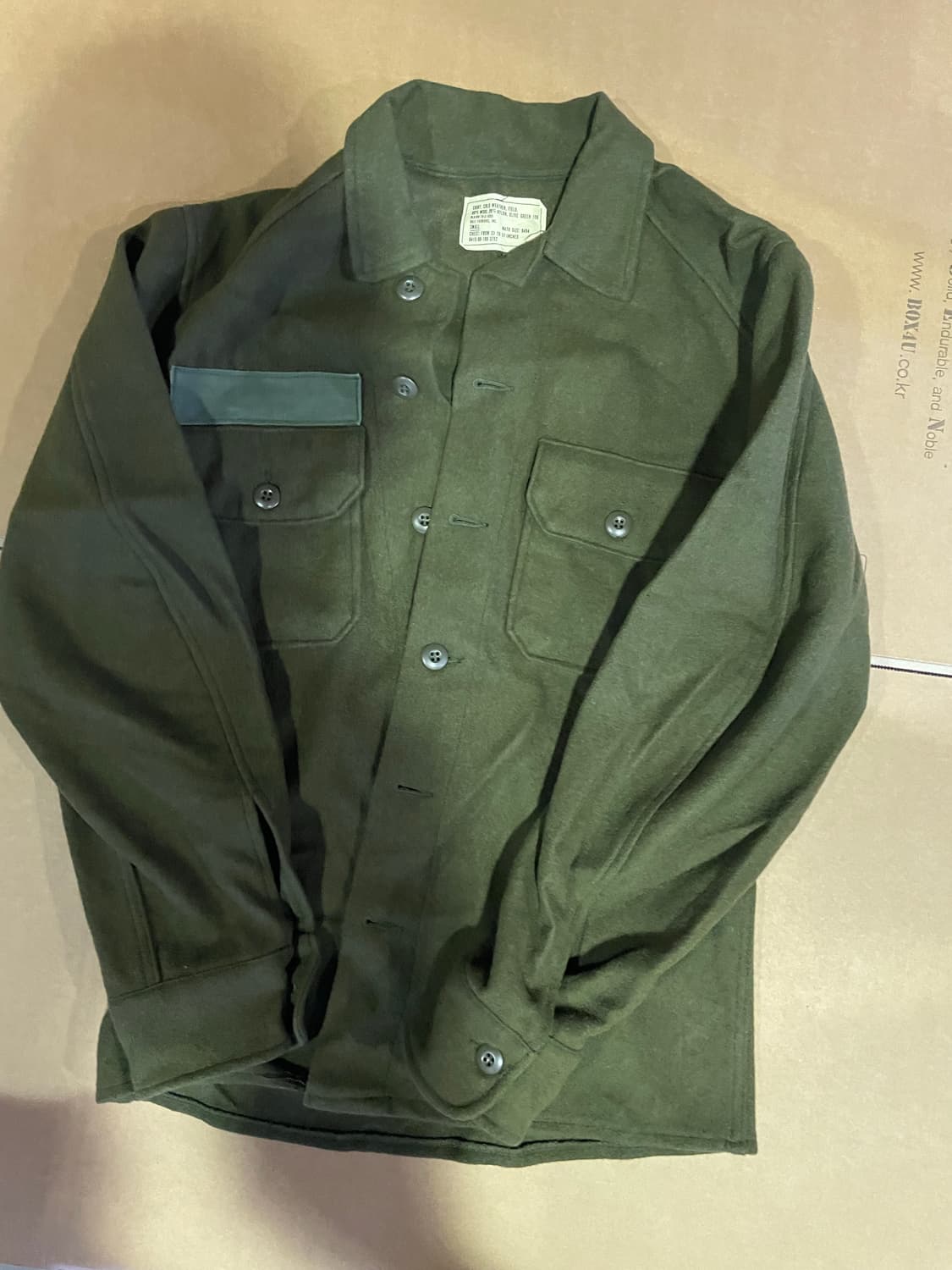 미군 울셔츠 S  데드스탁 상품이미지2