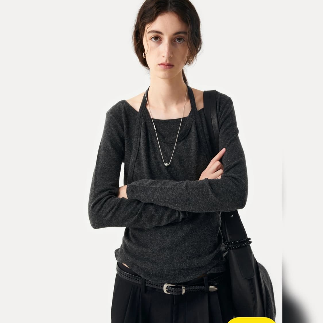 [LABEL] 라벨아카이브 홀터넥 탑 Tala angora halter  상품이미지3