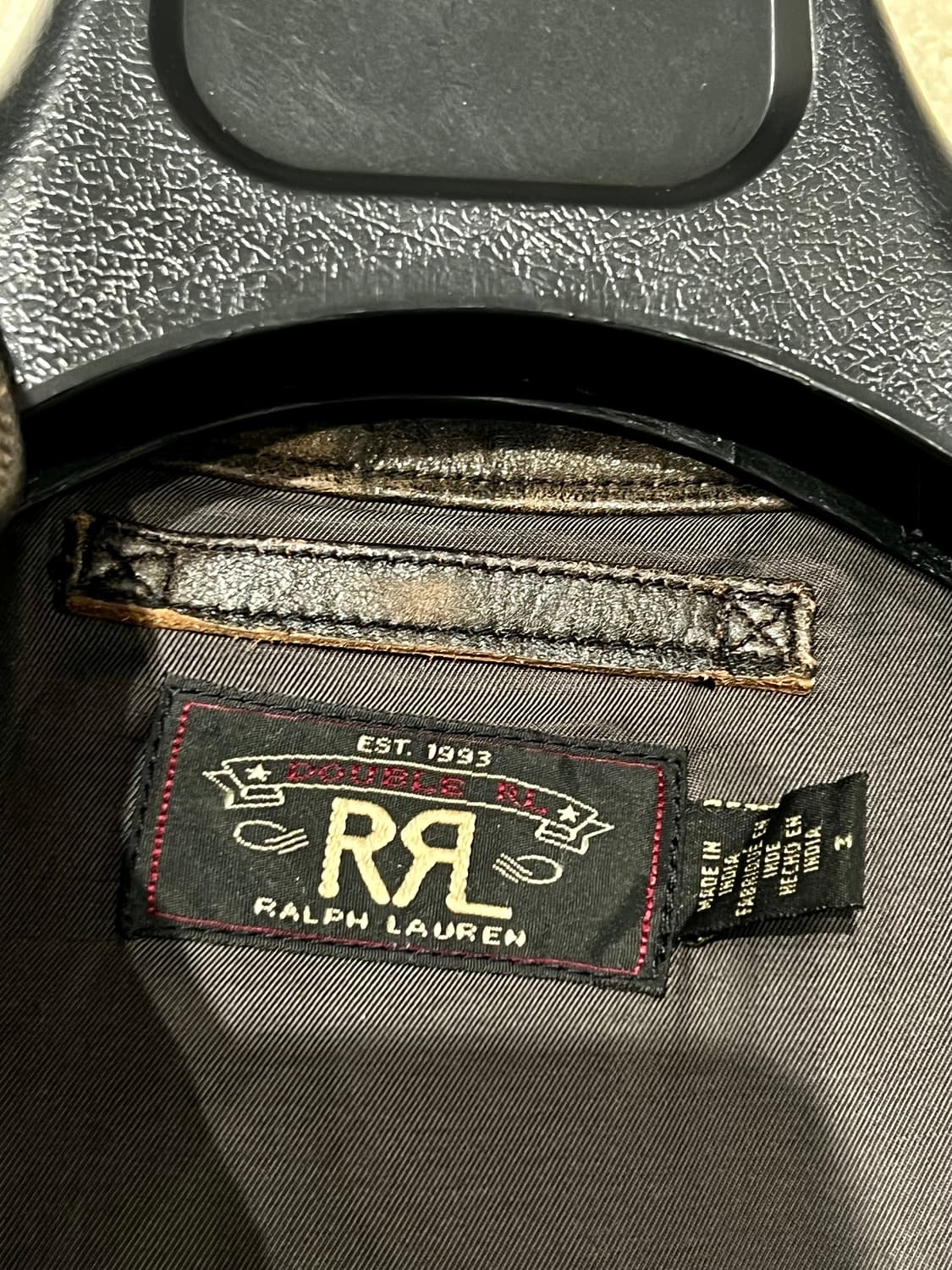 더블알엘 모토 레더 자켓 상품이미지3