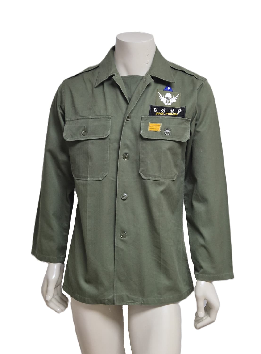 육군 구형 민정경찰 병장 민무늬 전투복 상의 자켓 (L) 상품이미지1