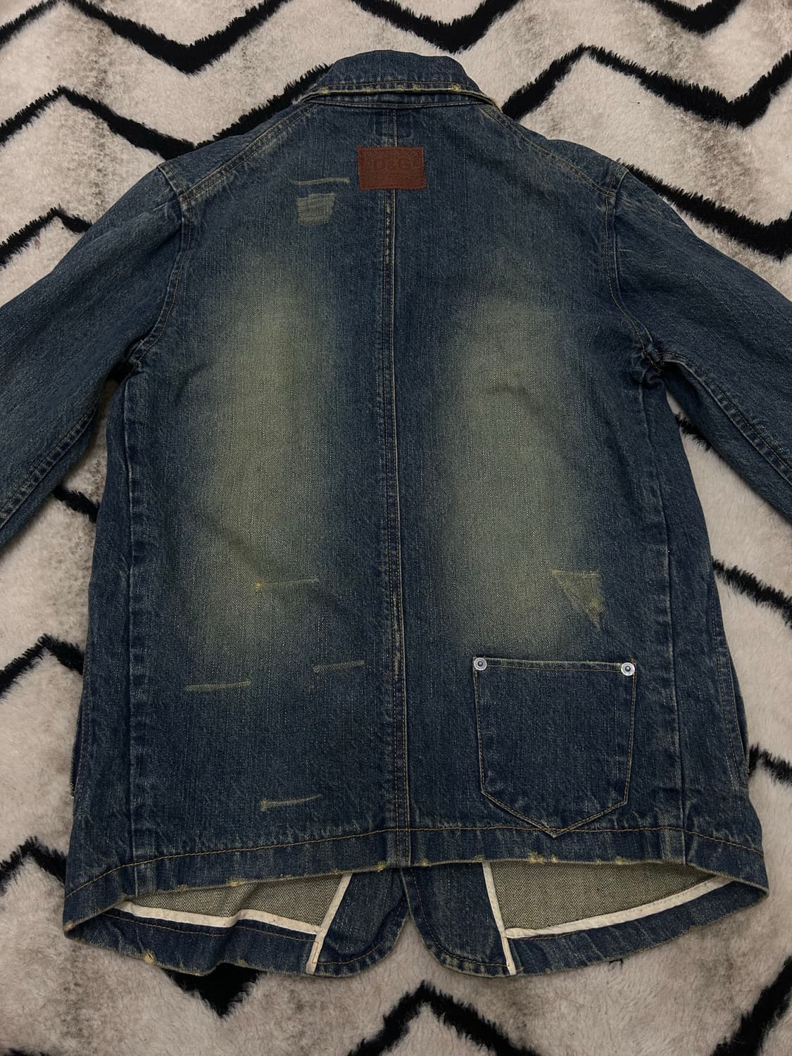 [M]돌체앤가바나 데님 블레이저 자켓 상품이미지4