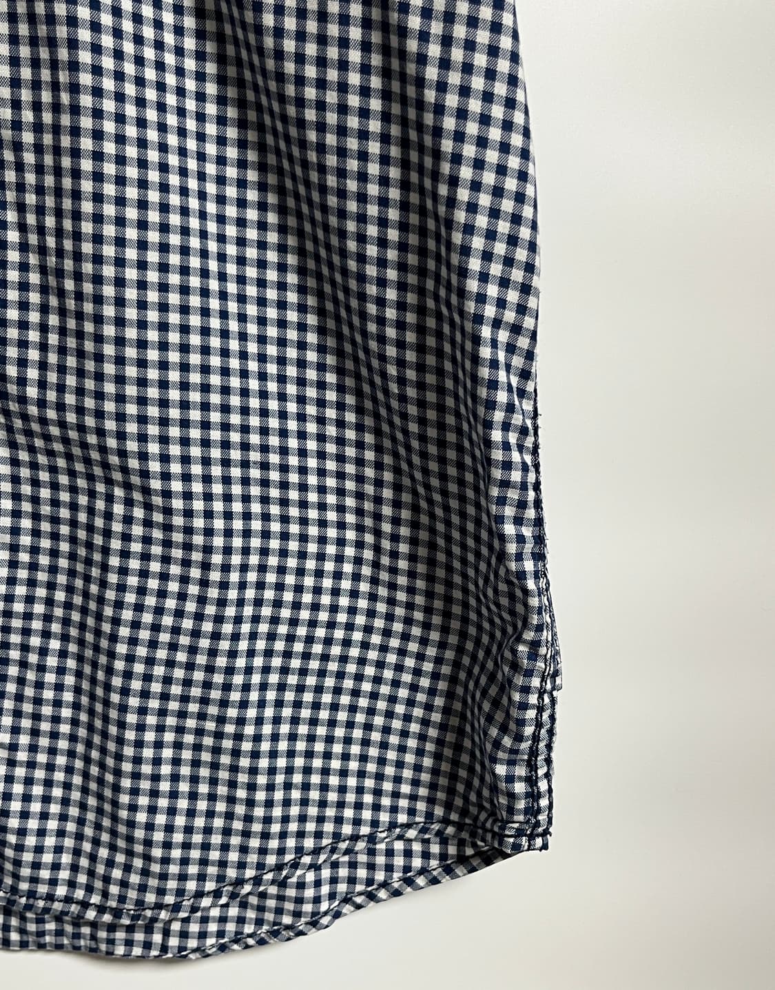 공용 타미힐피거 잔체크 반소매 셔츠 반팔 남방 M 상품이미지2