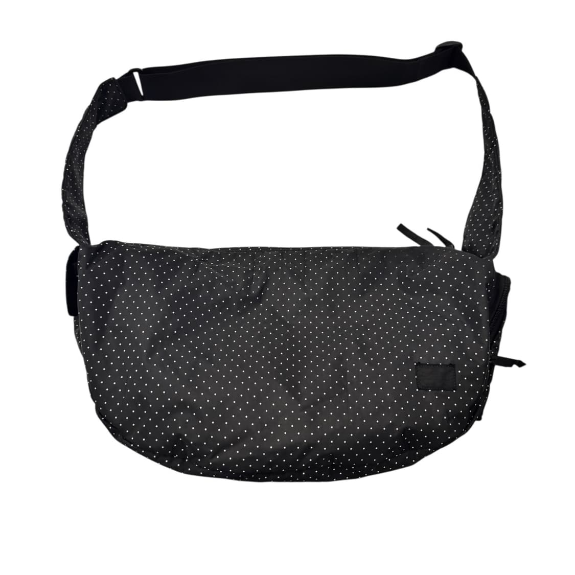 포터 헤드포터 블랙뷰티 도트 숄더백 블랙/화이트 상품이미지1