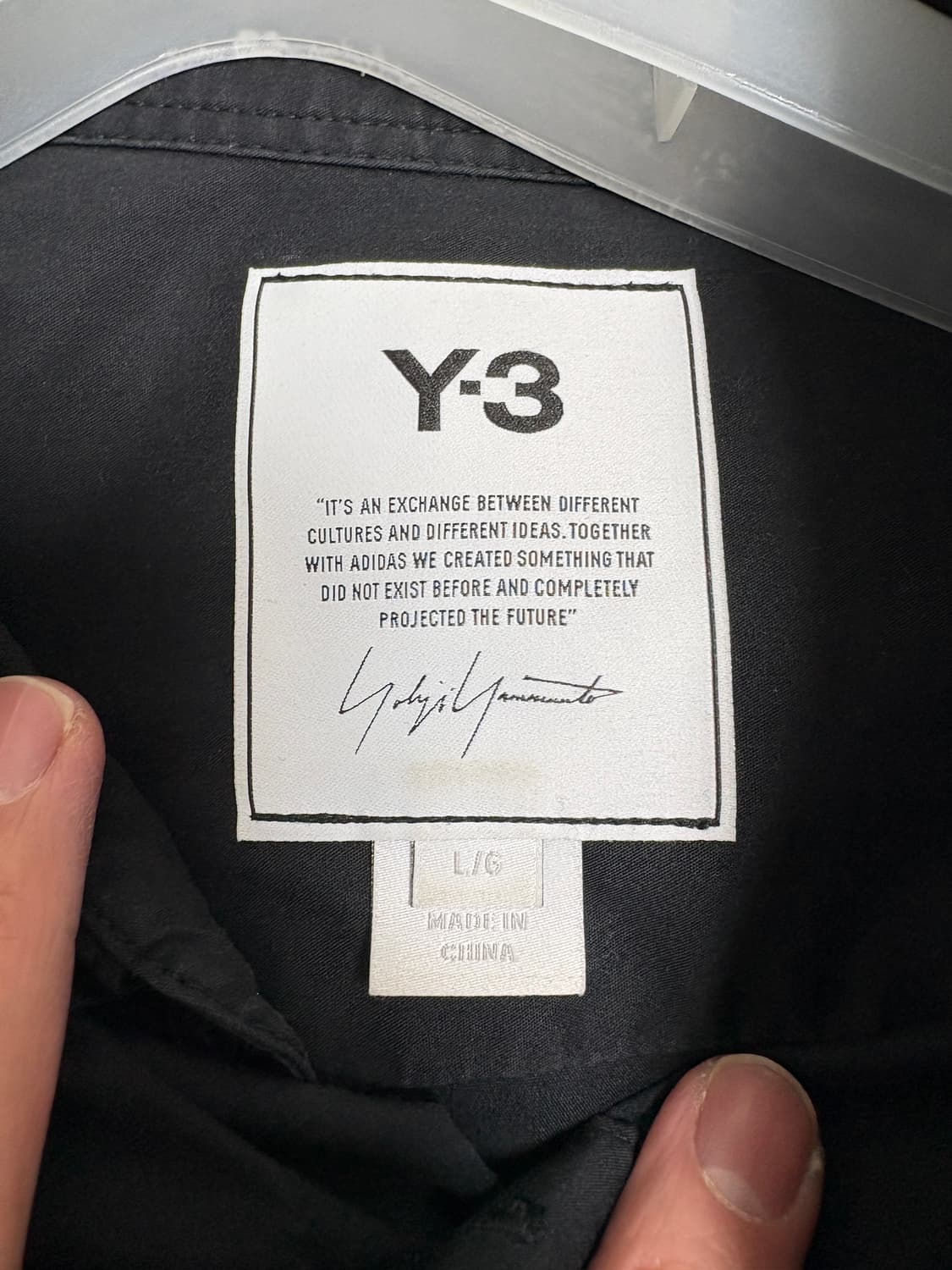 요지 야마모토 Y3 클래식 롱 셔츠 L 상품이미지5