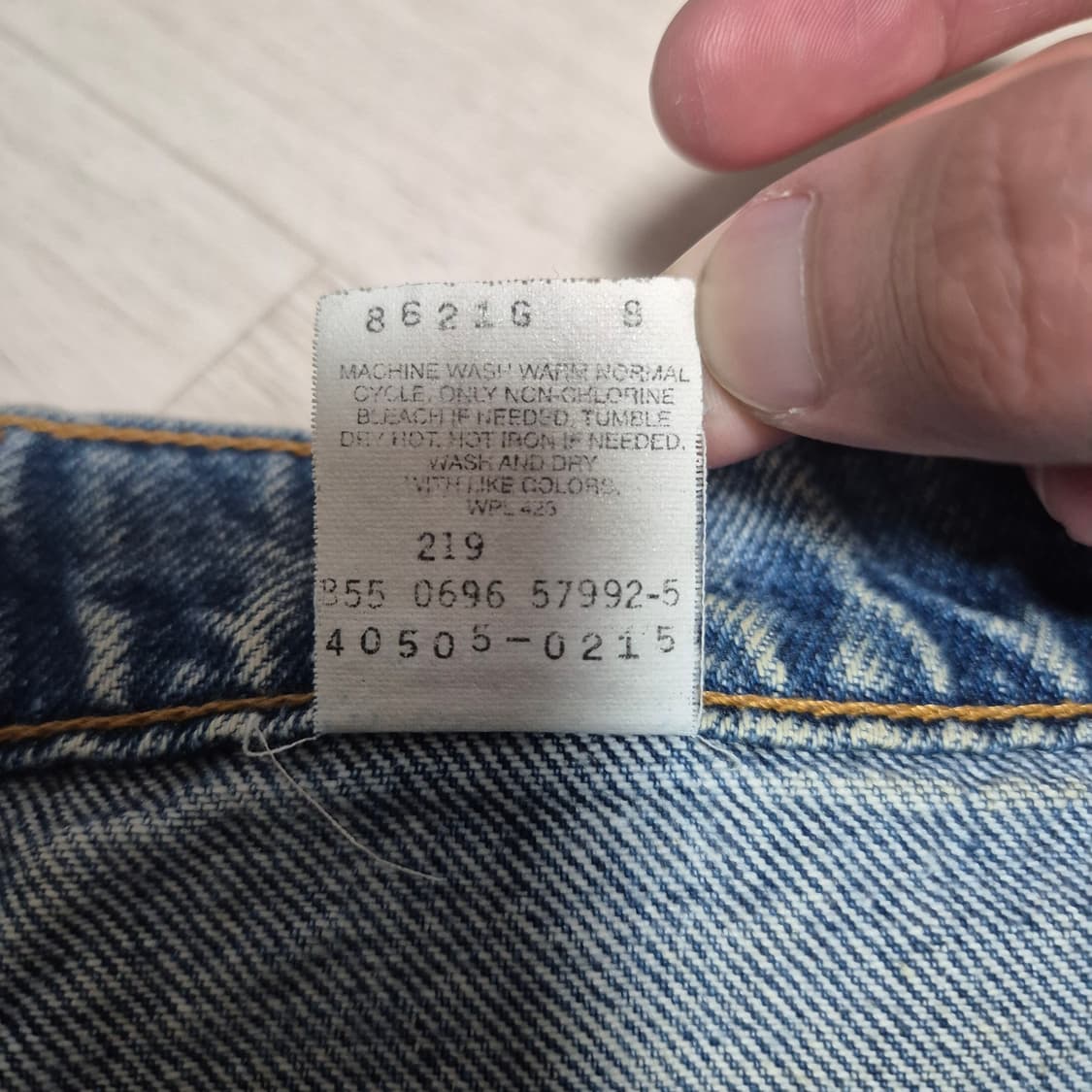 90's levis 505 orange tab [34] 상품이미지3