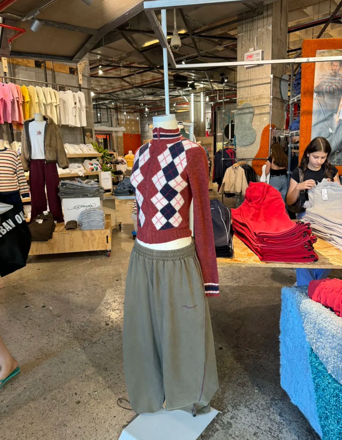 Urban Outfitters cardigan red- XS 상품이미지3