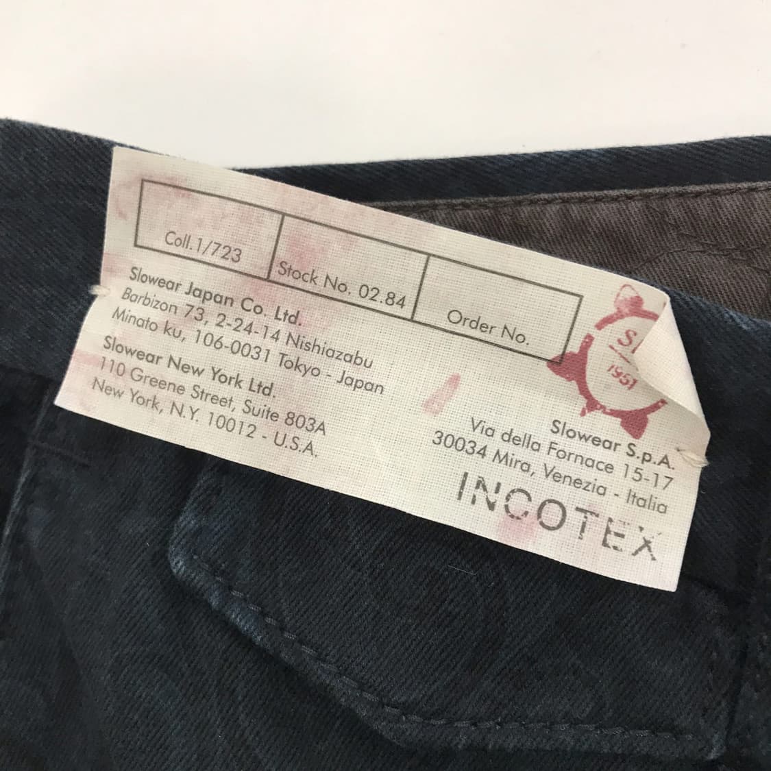 인코텍스 INCOTEX 페이즐리 팬츠 미사용 [31-32] 상품이미지6