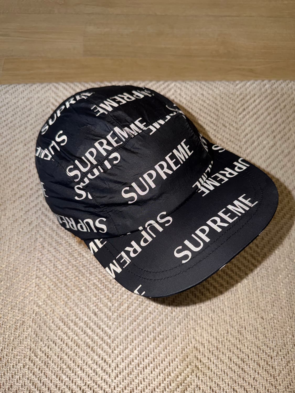 SUPREME 16FW 3M 리플렉티브 리피트 캠프캡 상품이미지1