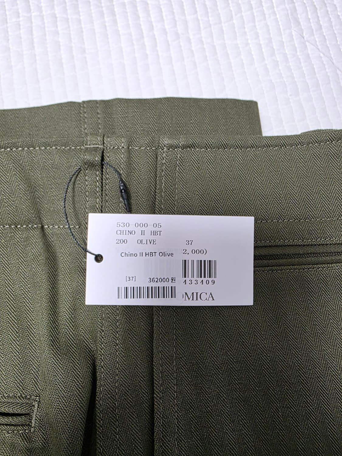 아나토미카 치노2 HBT 37size 상품이미지2