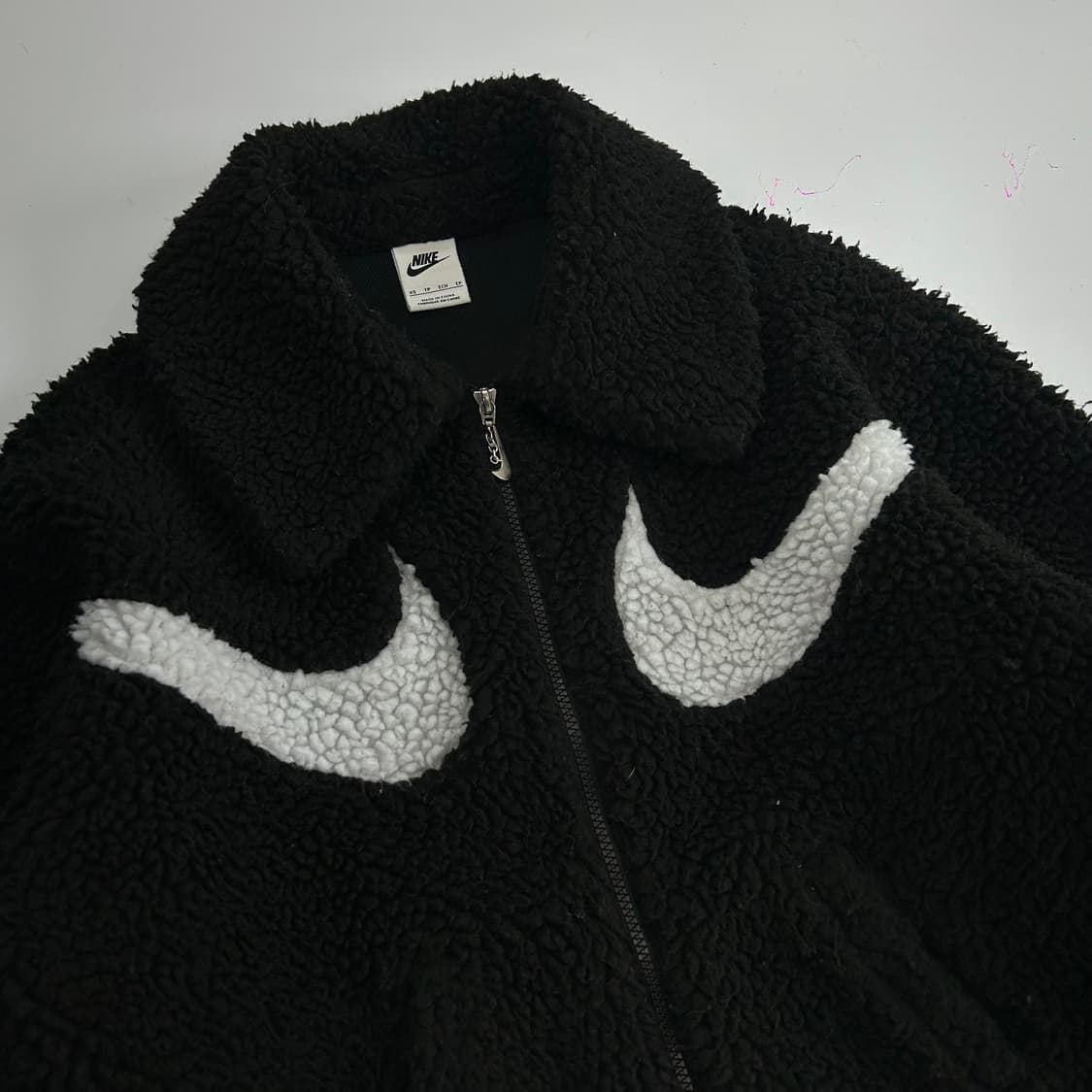 Nike 나이키 더블 스우시 블랙 후리스 상품이미지4