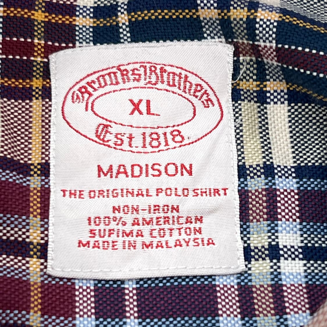 브룩스브라더스 체크셔츠 r3209 상품이미지5