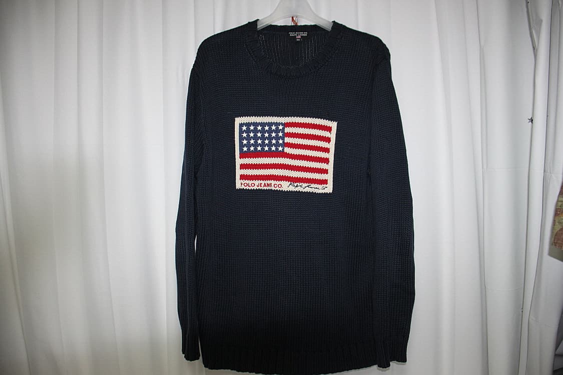 Polo jeans 폴로 성조기 니트 (100) 상품이미지1